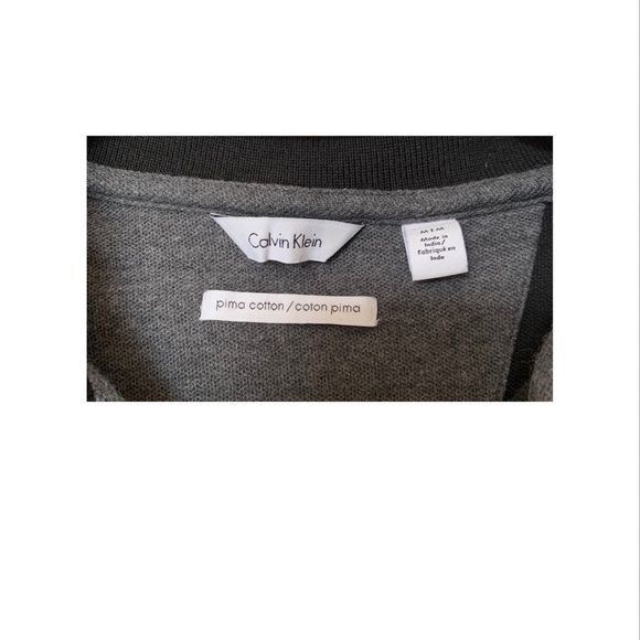 Calvin Klein black collared shirt (Medium) - Picture 3 of 4